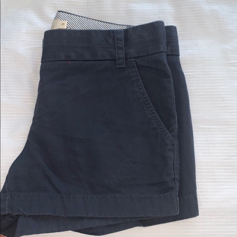 J.crew navy 3” chino shorts
